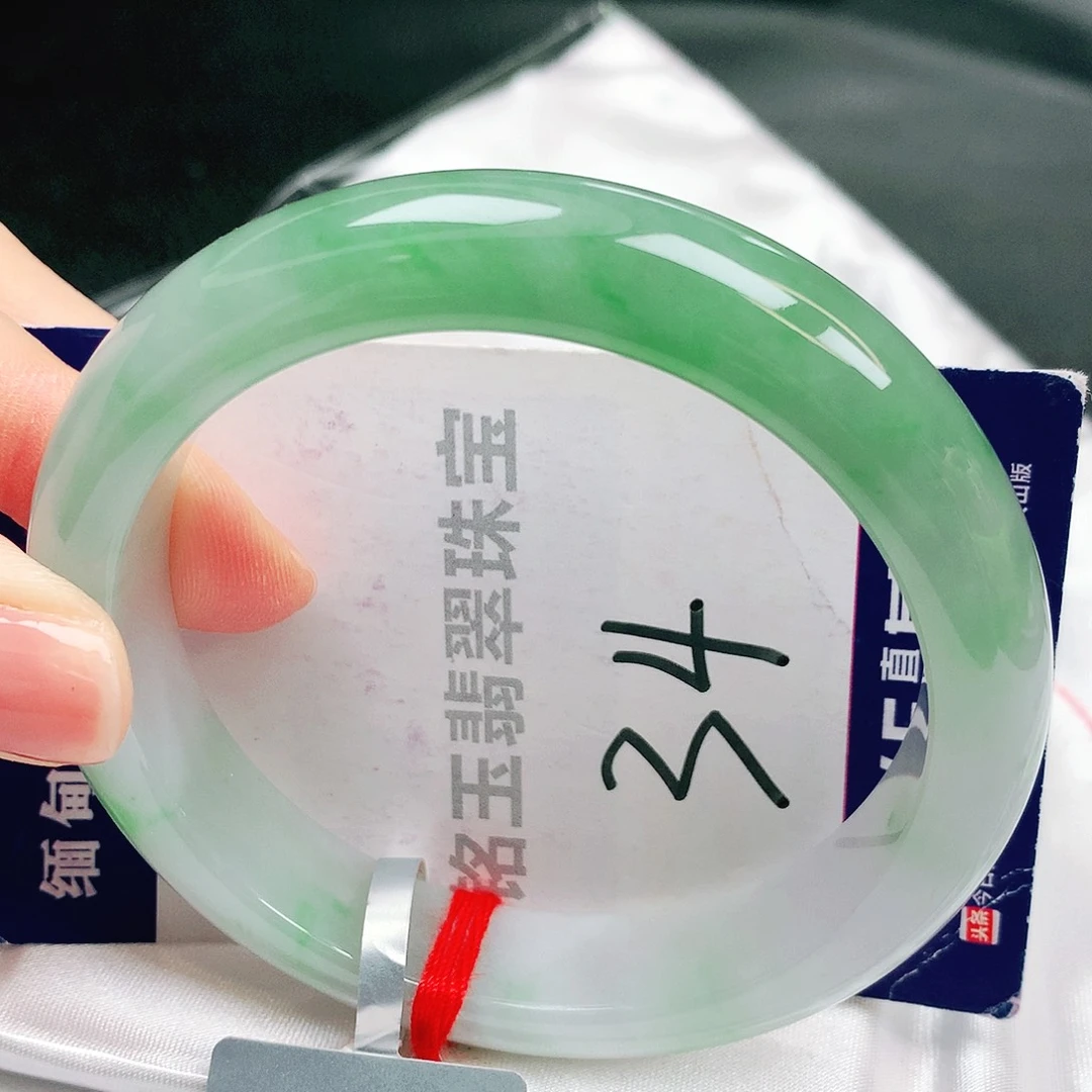 翡翠未镶嵌手镯缅甸天然a货翡翠手镯