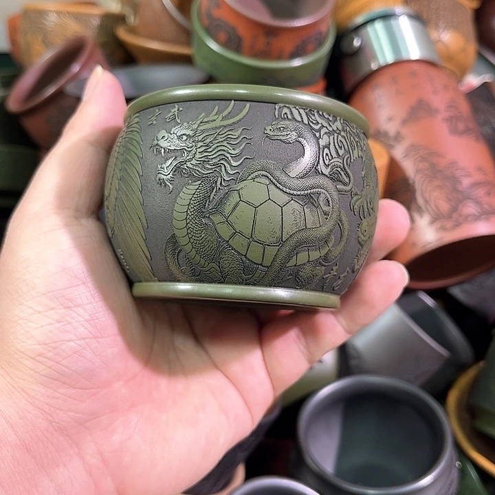 茶杯紫砂全手工紫砂主人杯