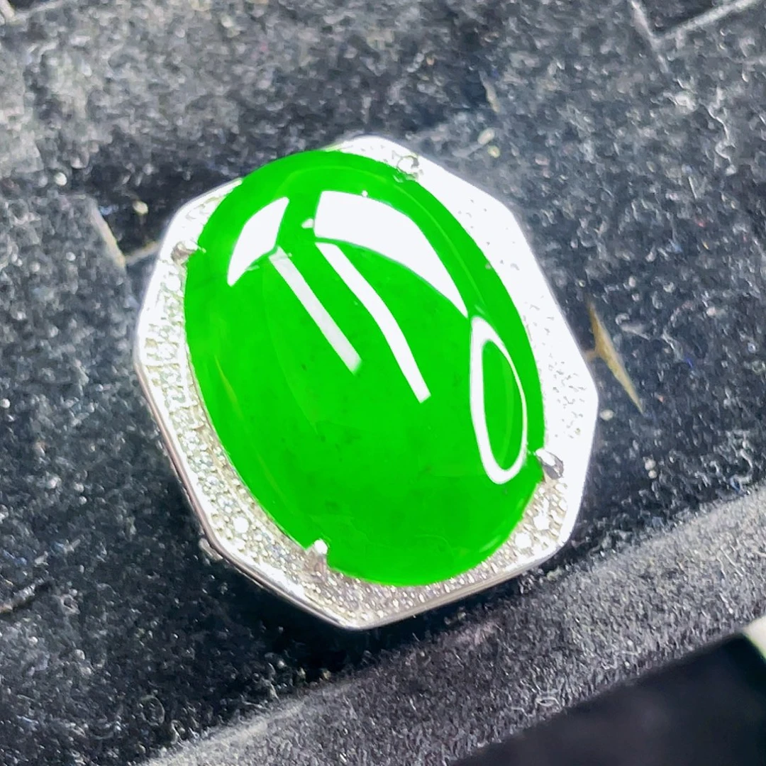 翡翠银S925镶嵌颈饰59