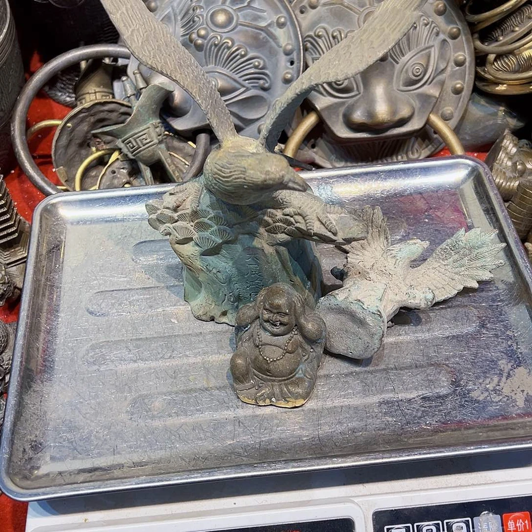 深*黄铜材质，文房摆件