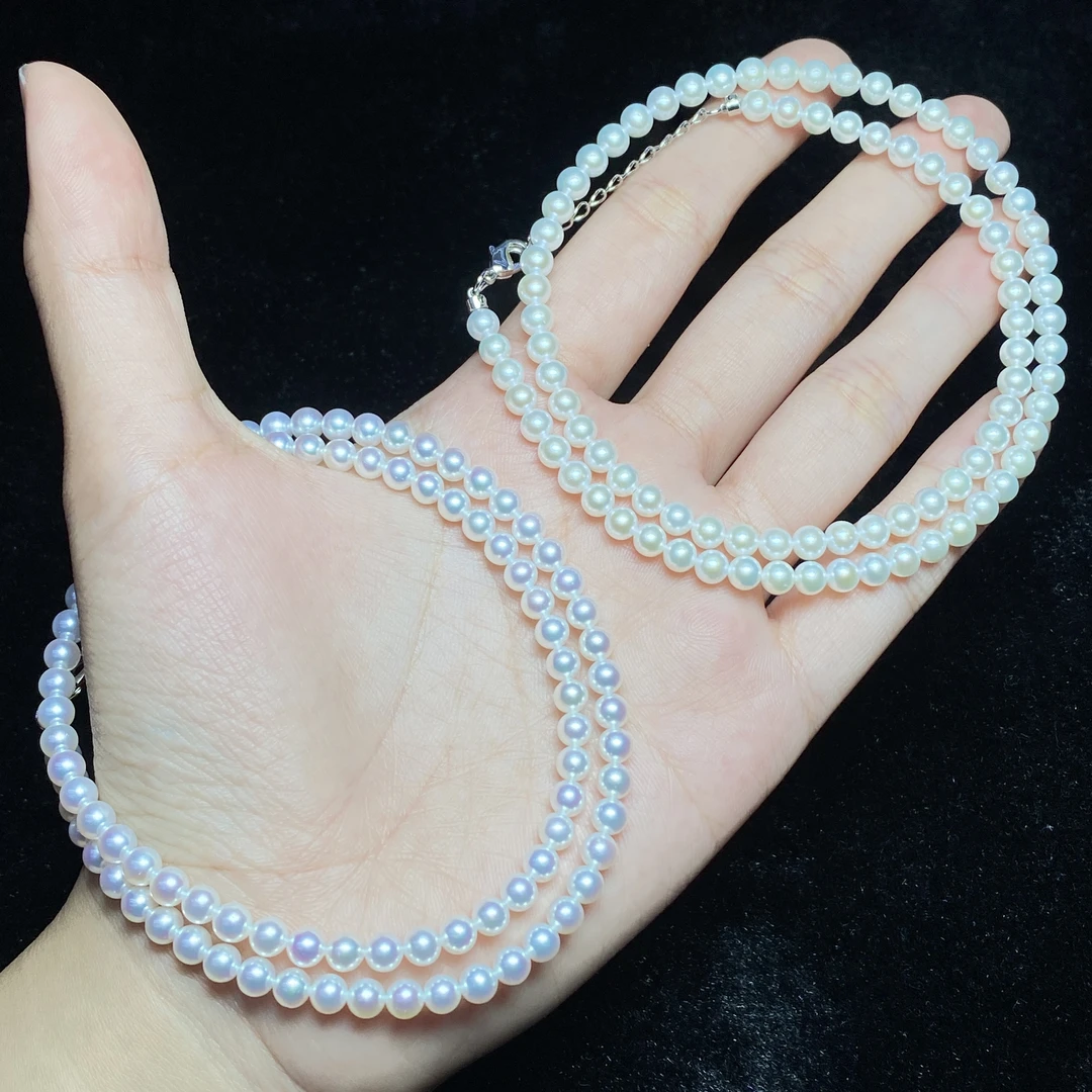 【小北珠宝】淡水珍珠项链9-17J10X39【多样性发一件】约4mm+