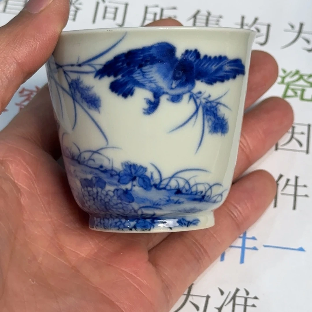 杯子瓷当代仿古精品全手工