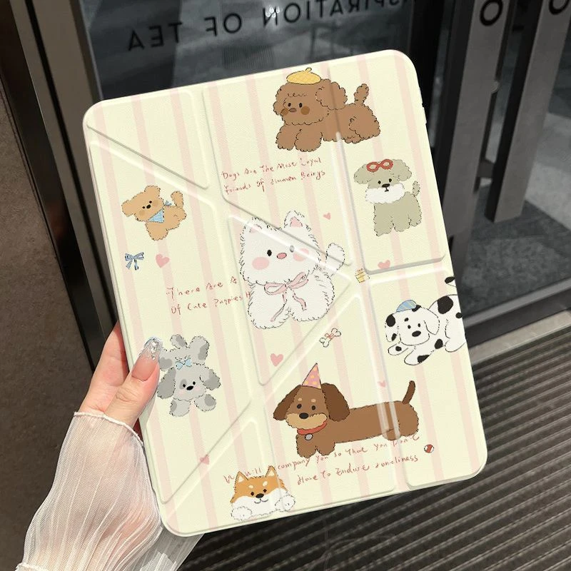 妙品条纹小狗适用华为MatePad11.5S保护套padair笔槽padpro平板壳