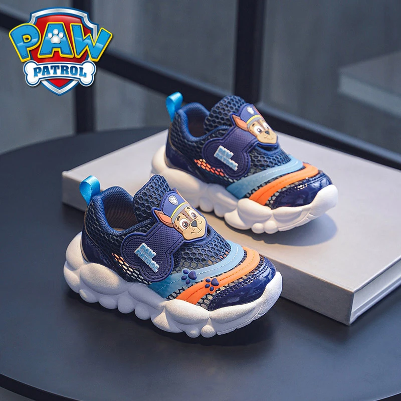 汪汪队男童镂空鞋2025年春夏新款童鞋时尚百搭软底耐磨童鞋中小童