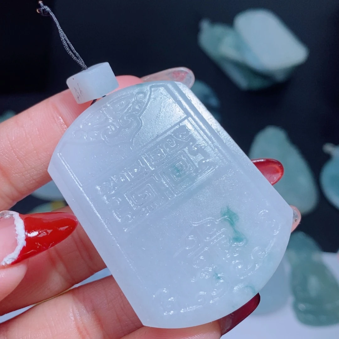 定制翡翠吊坠未镶嵌熙*呀