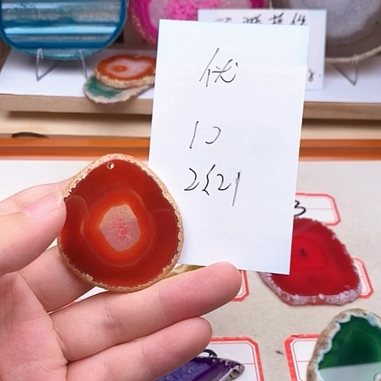 玛瑙/玉髓颈饰足银镀金镶嵌优***店