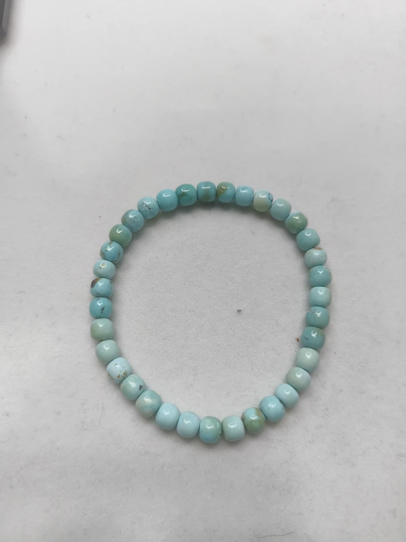 天然原矿绿松石单圈