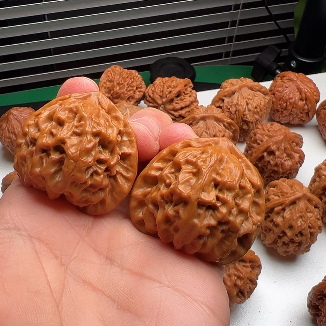 吊坠文玩核桃金三角 38