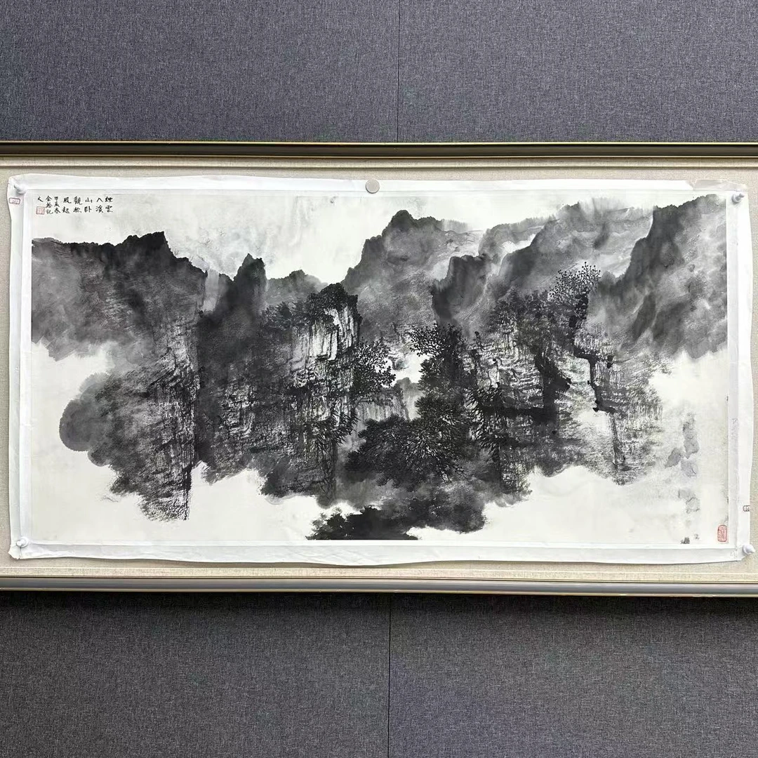 现货，段老师，138*68，山水，88号