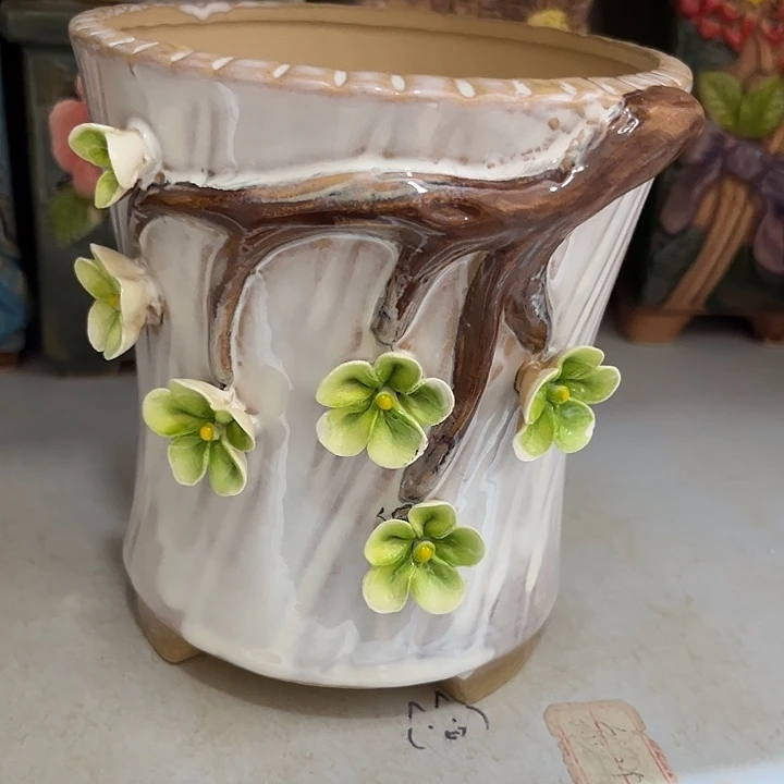 粗陶材质多肉花盆