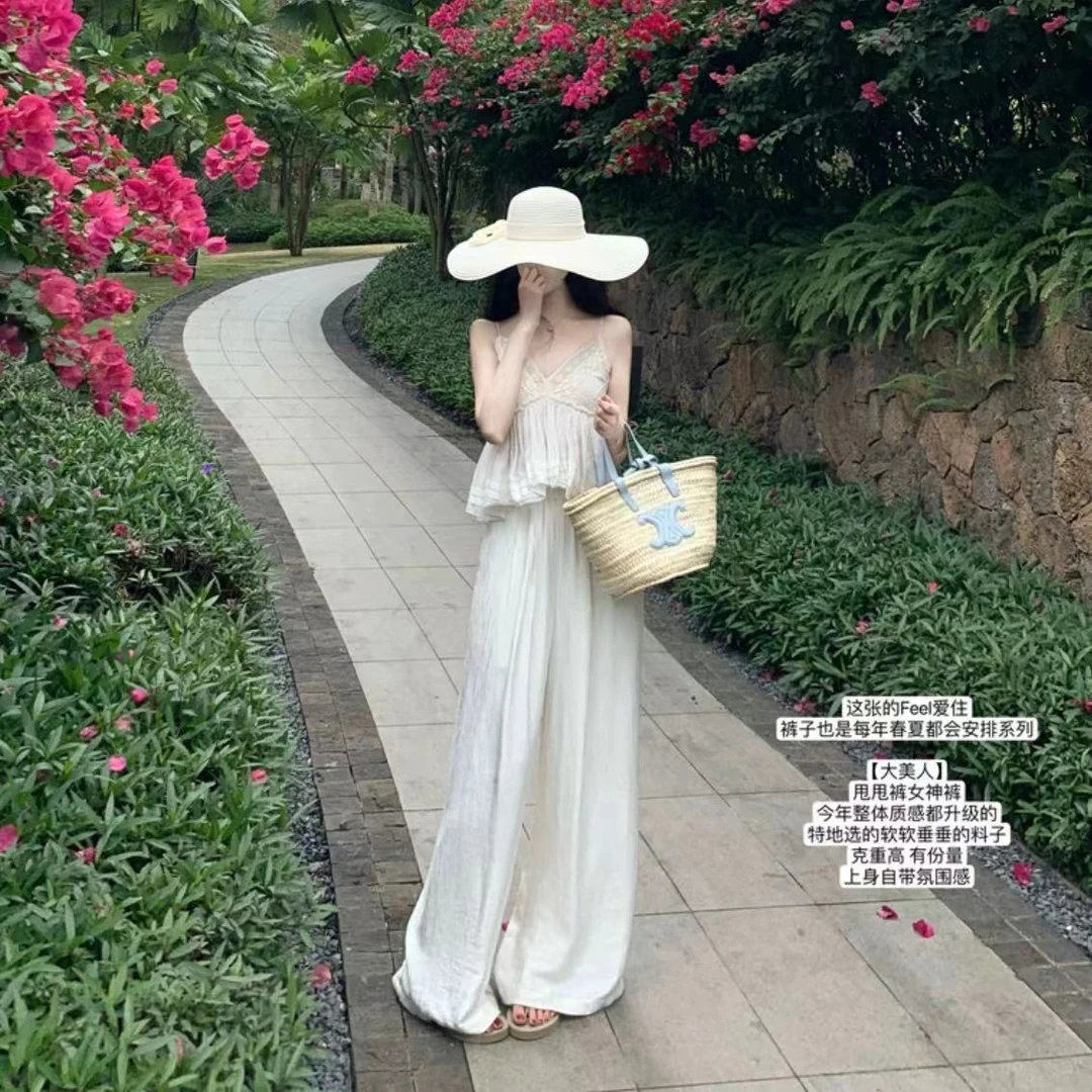 徐秋阳  绮梦少女   显瘦气质夏季氛围感设计款上衣9378#裤子9365