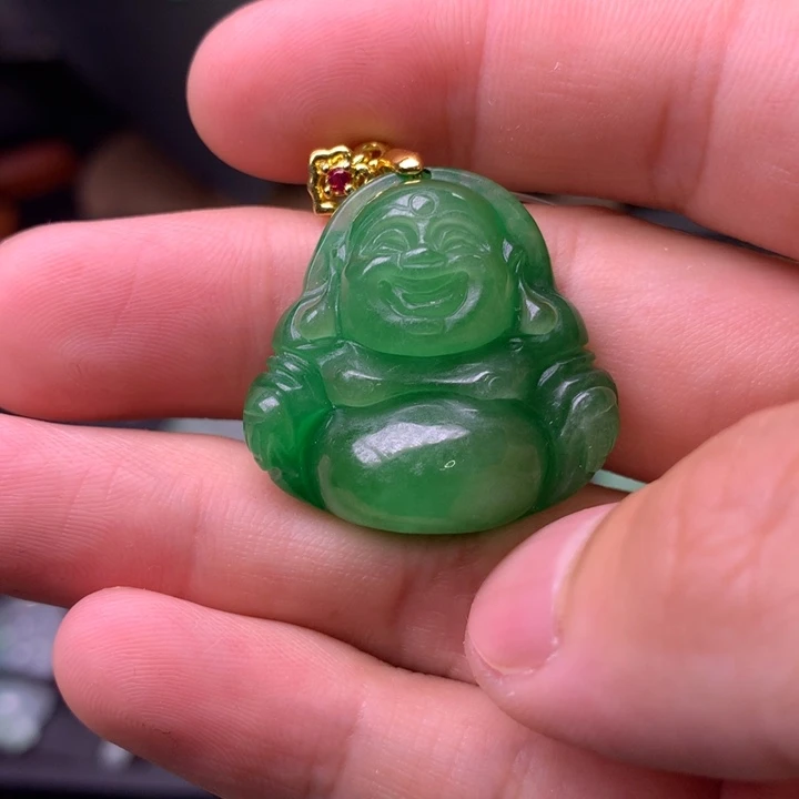 翡翠未镶嵌颈饰吊坠