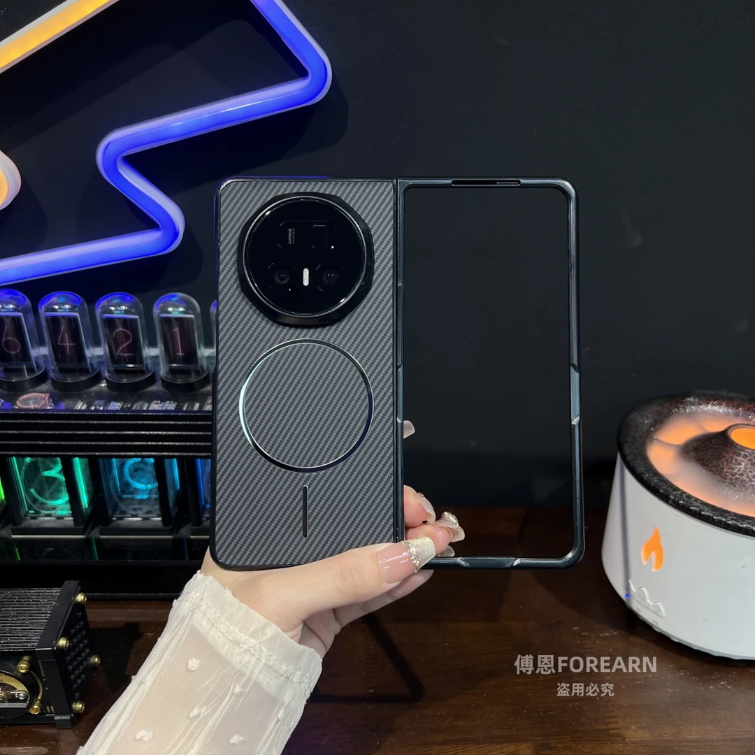 适用于荣耀magicv5手机壳magicv3折叠屏v5磁吸v3超薄后壳保护套