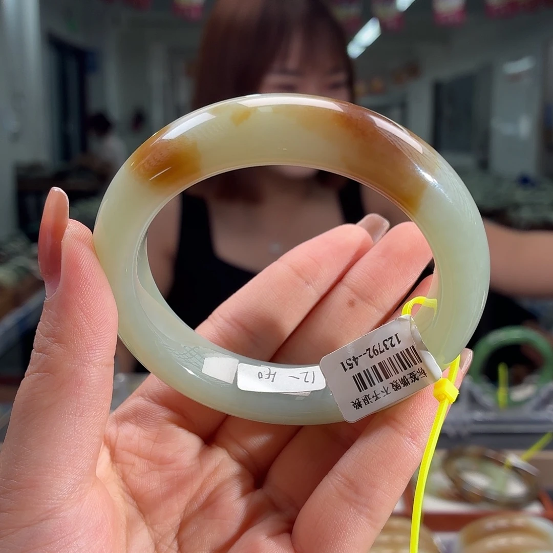 和田玉手镯未镶嵌57、58