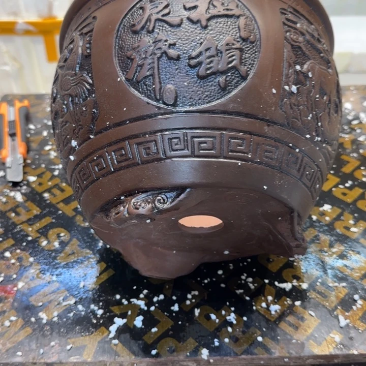 紫砂花盆口径20.10口径