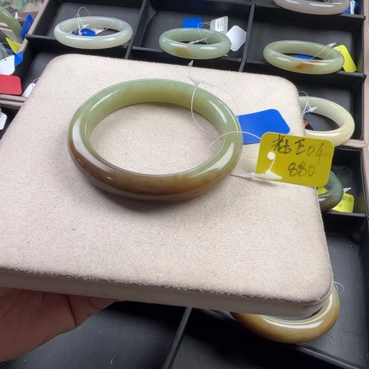 未镶嵌手镯和田玉玲珑美镯58.3