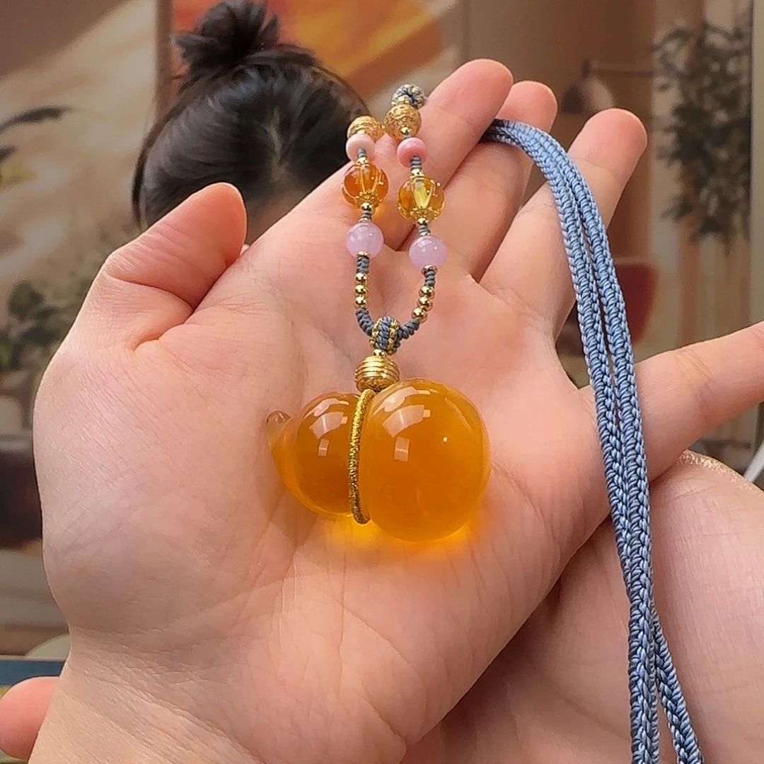 蜜蜡未镶嵌吊坠(赠链)