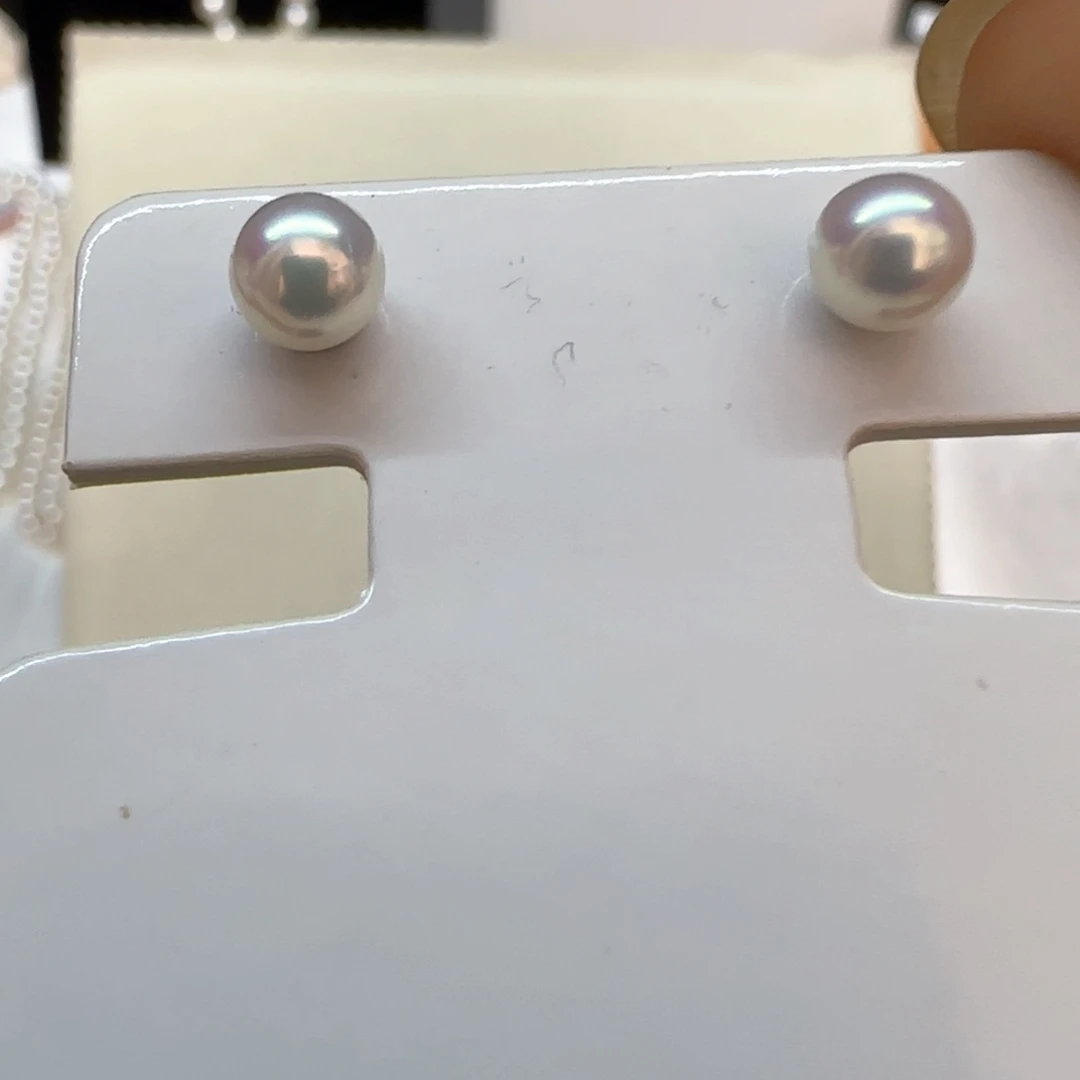 【闪购商品】银S925镶嵌淡水珍珠耳钉