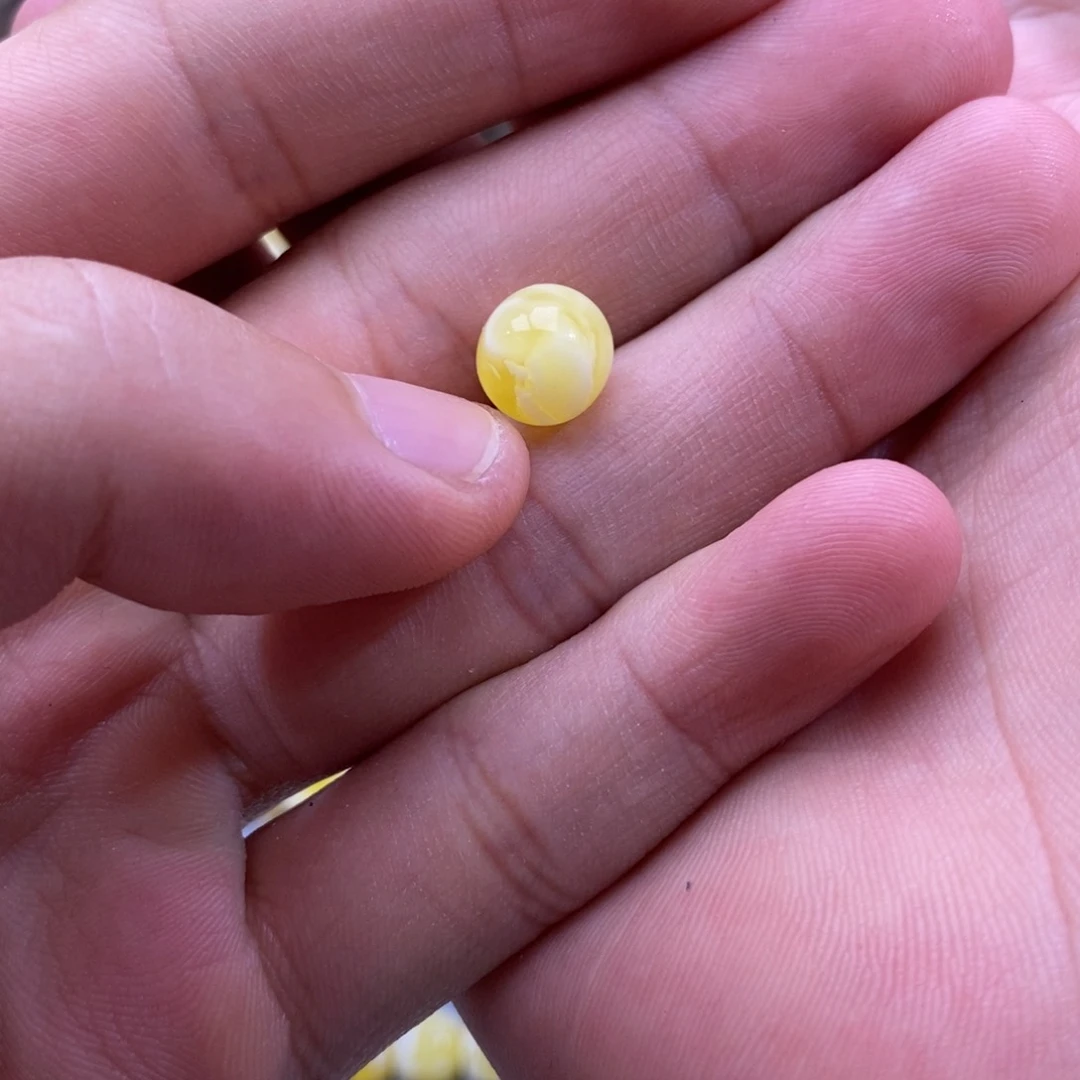 未镶嵌琥珀珠宝奇石我****菜皮色纹