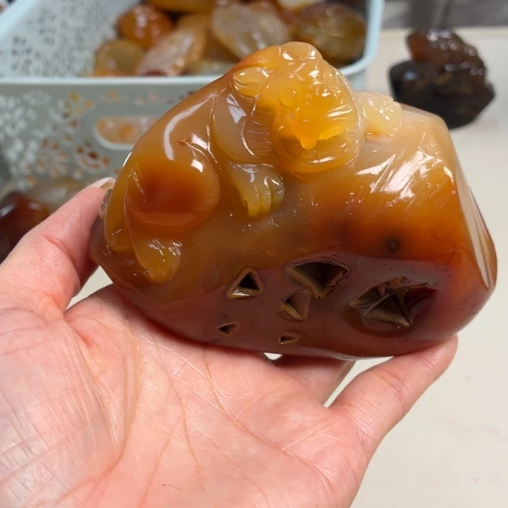 玛瑙/玉髓未镶嵌吊坠(不含链)