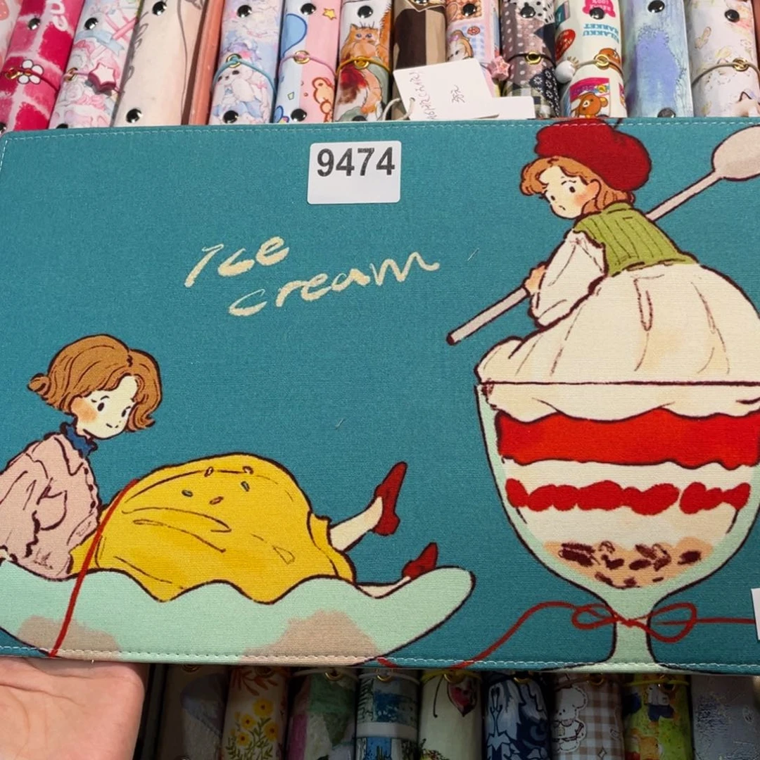 织绣A5活页不加纸9474