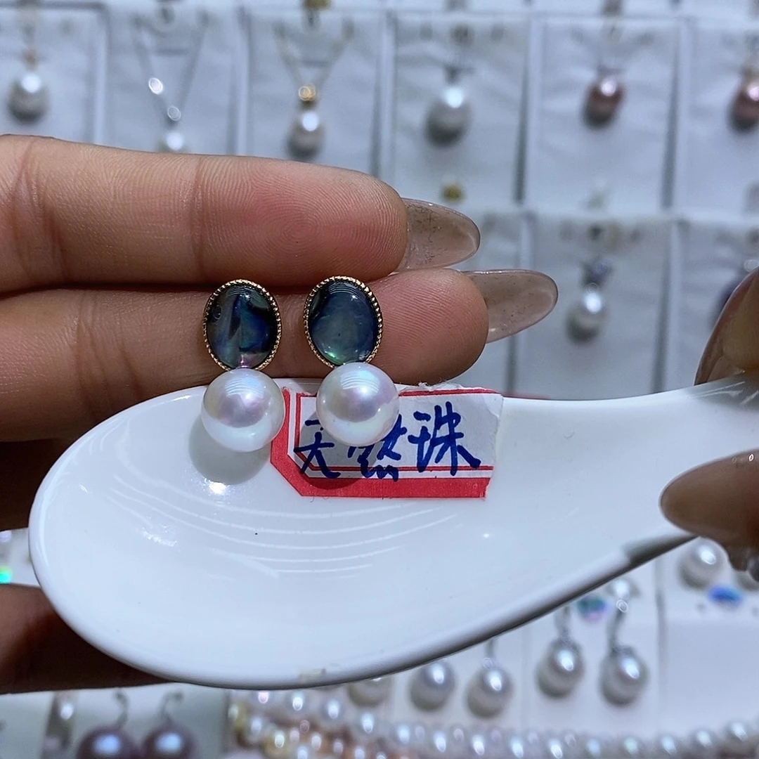吊坠(赠链)银S925镶嵌淡水珍珠