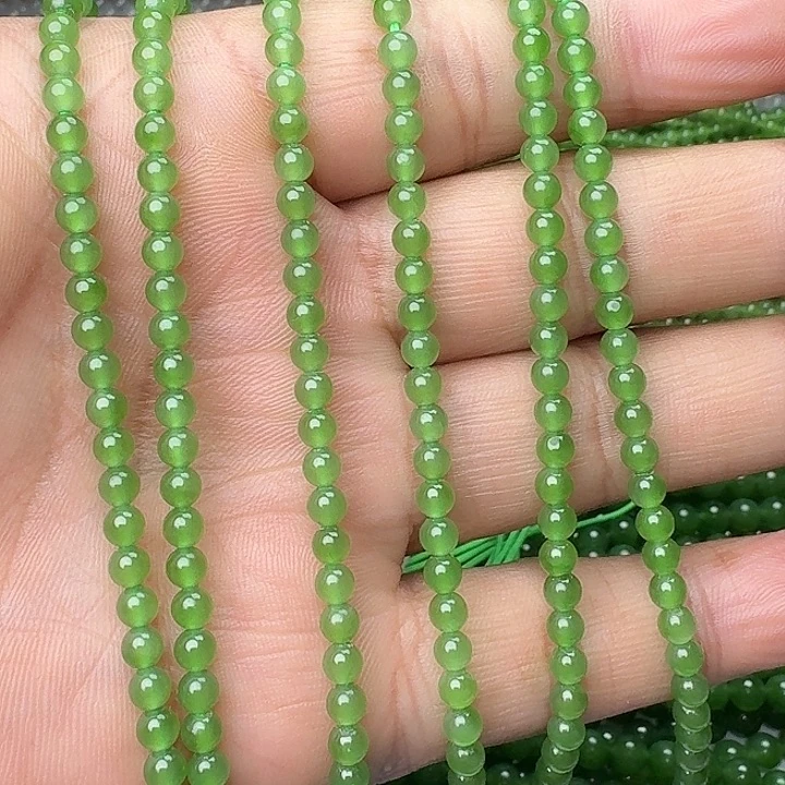 和田玉未镶嵌颈饰碧玉苹果绿卡4 买一发一