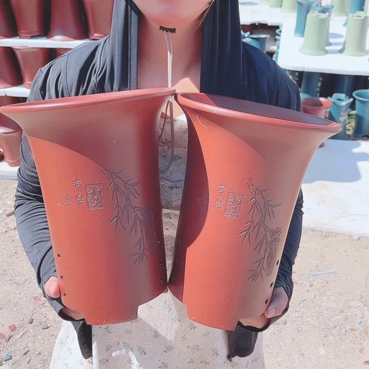 紫砂花盆宜兴紫砂精品花盆