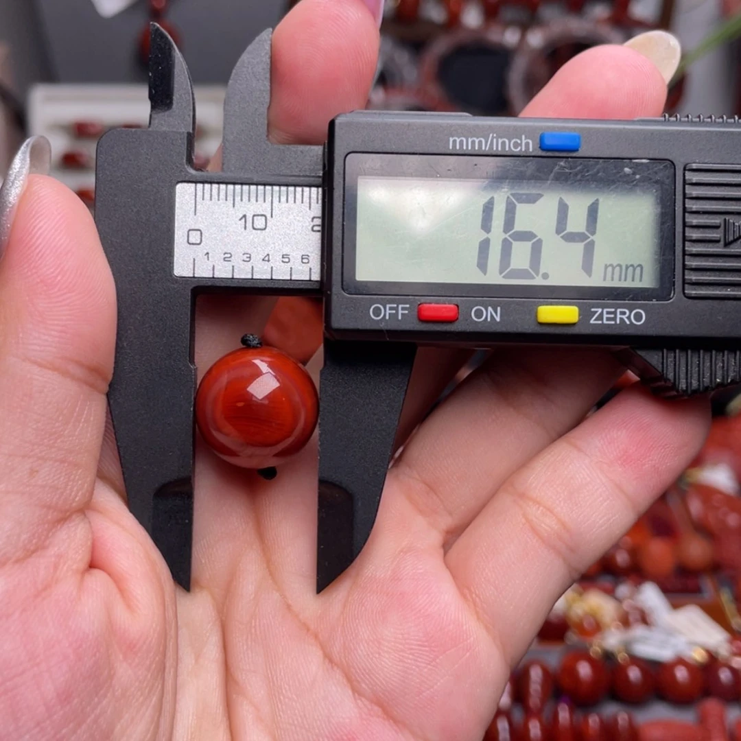 【闪购商品】南红玛瑙圆珠16.4m未镶嵌