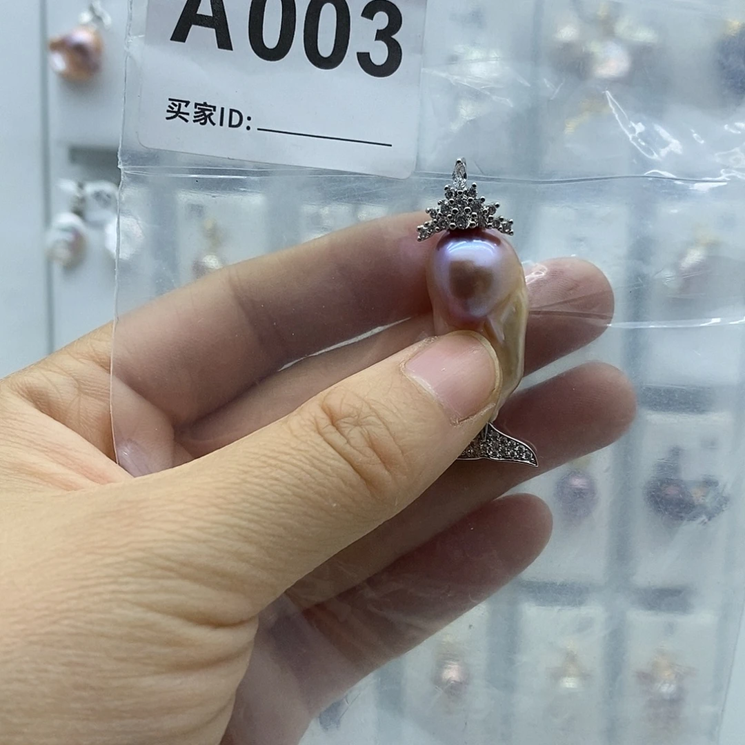 颈饰淡水珍珠钛钢