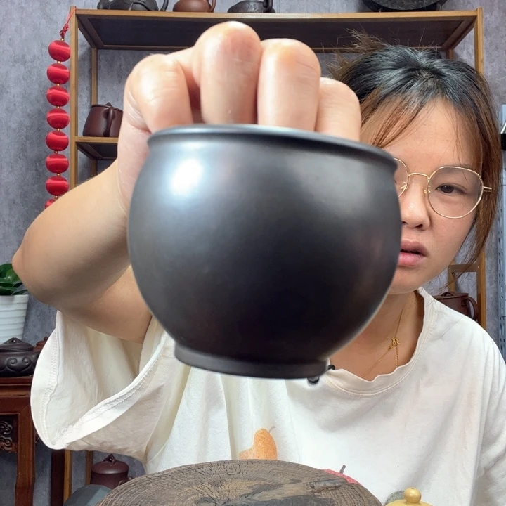 茶杯紫砂刘*姥原矿紫砂杯