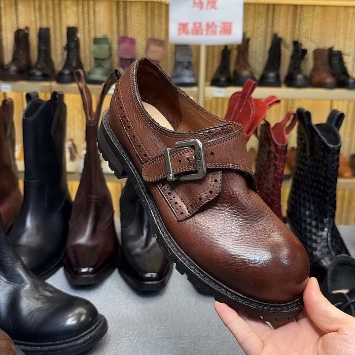 25号棕色37码乐福鞋