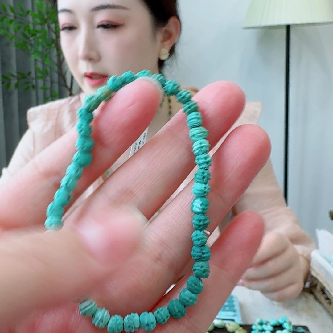 未镶嵌绿松石珠宝奇石