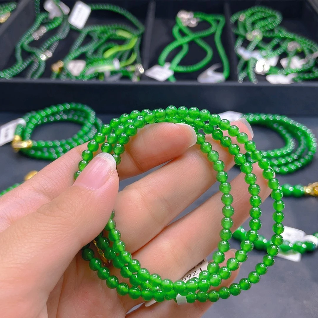 翡翠未镶嵌颈饰