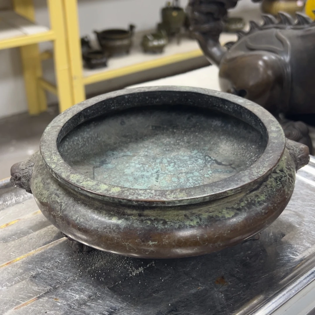 铜香炉摆件包邮到家