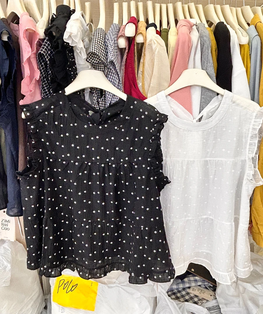 2025夏季新款韩版时尚百搭圆领无袖衬衫女宽松显瘦蝴蝶结上衣潮