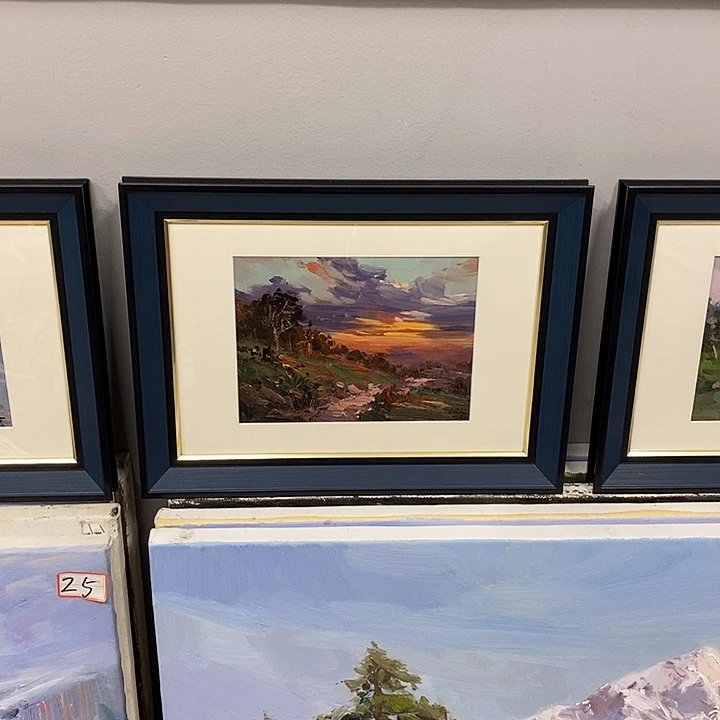 油画风景油画外径尺寸26/35