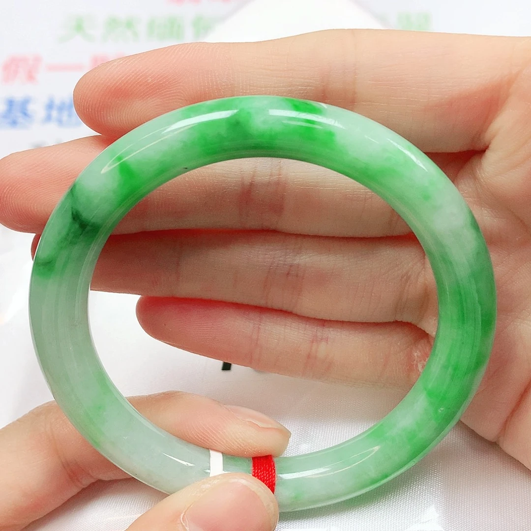 翡翠未镶嵌手镯翡翠手镯53圆