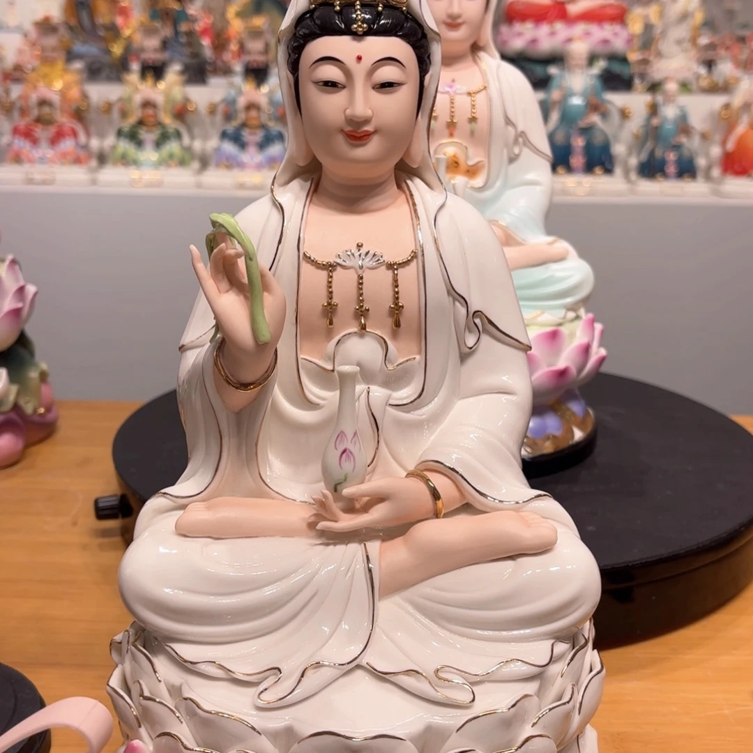 【闪购商品】瓷片瓷摆件观音12吋