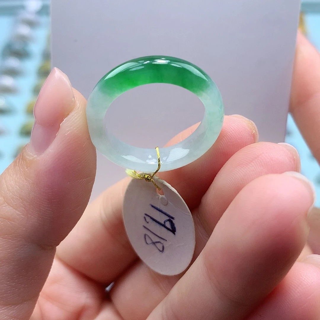 未镶嵌戒指翡翠1819口