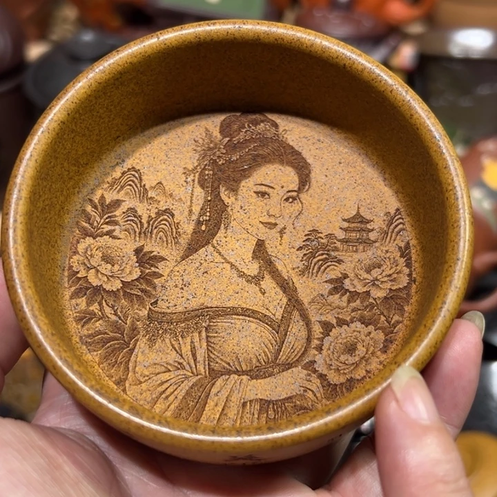 茶杯紫砂宜兴紫砂主人杯