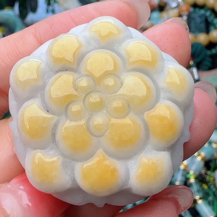 翡翠颈饰未镶嵌天然A货85