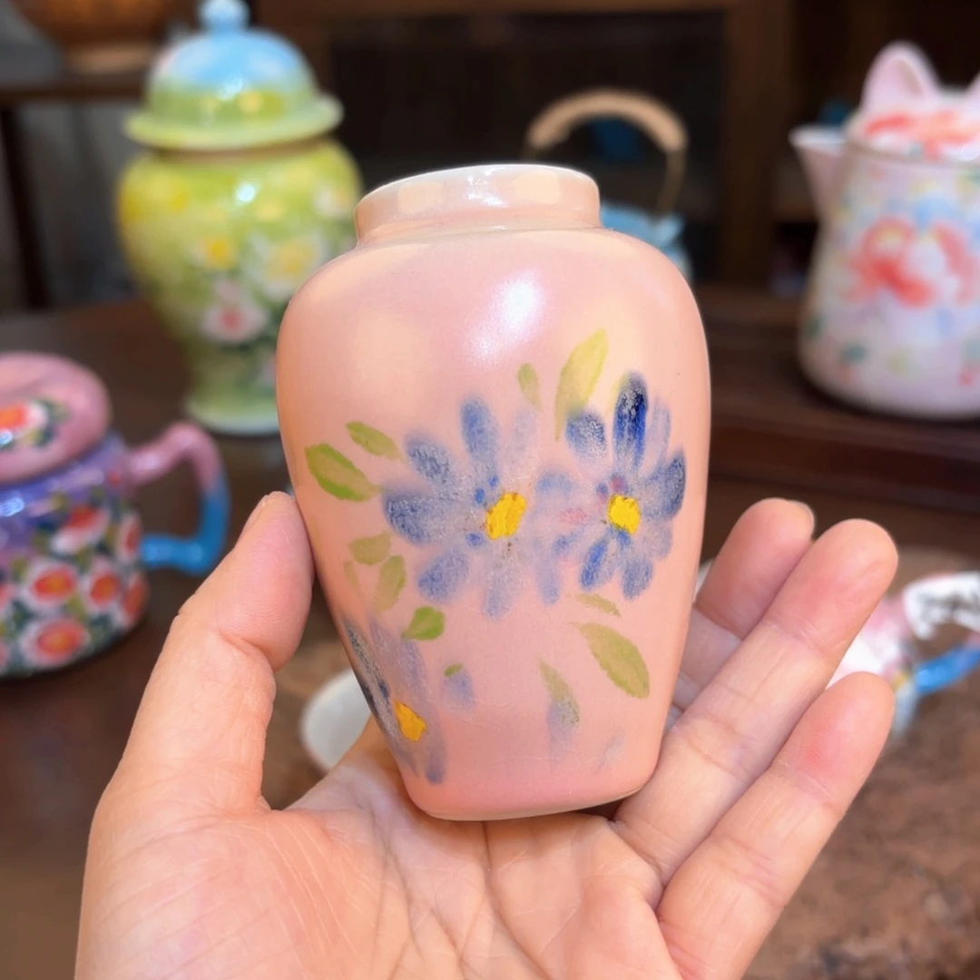 景德镇手绘高温釉下彩陶瓷茶具