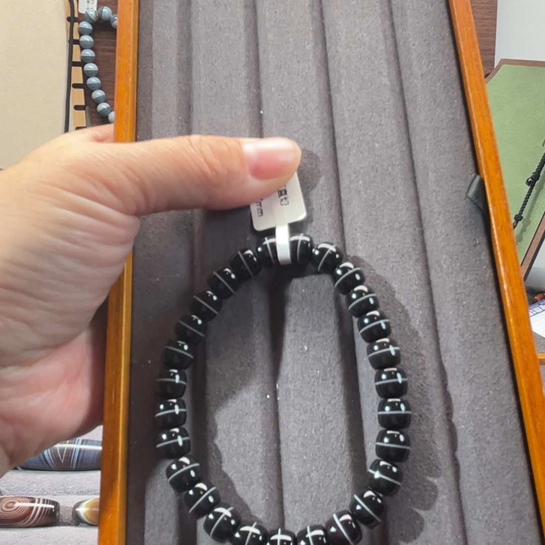 秩***序玛瑙/玉髓合金颈饰