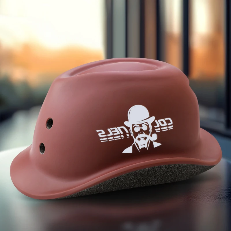 骑行半盔牛仔帽骑士遮阳大帽檐山地公路自行车一体成型南通通用款