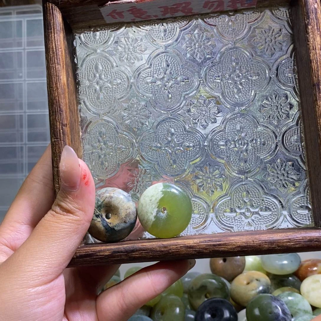 合金蛇纹石玉颈饰239