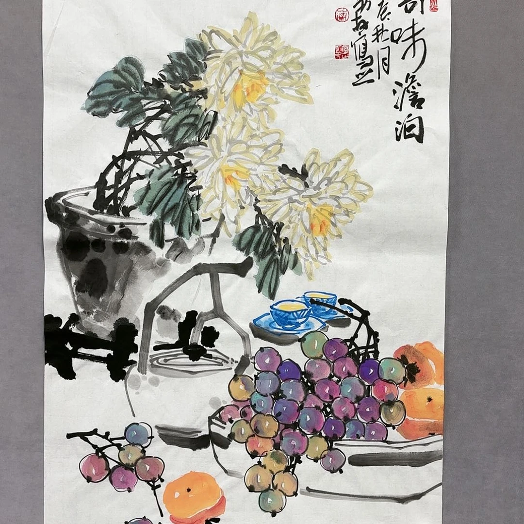 国画国画纯手绘作品请放心去藏