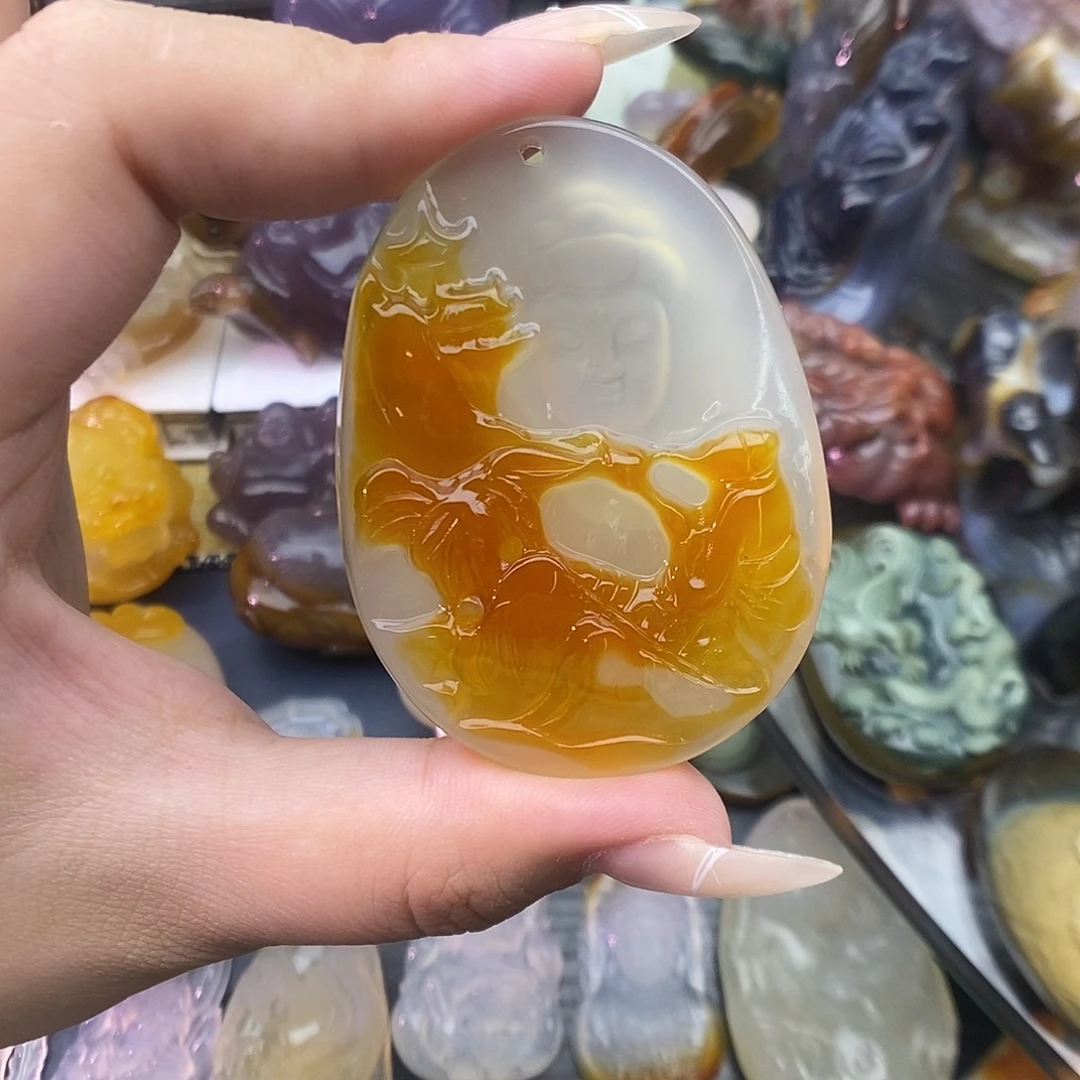 玛瑙/玉髓未镶嵌颈饰
