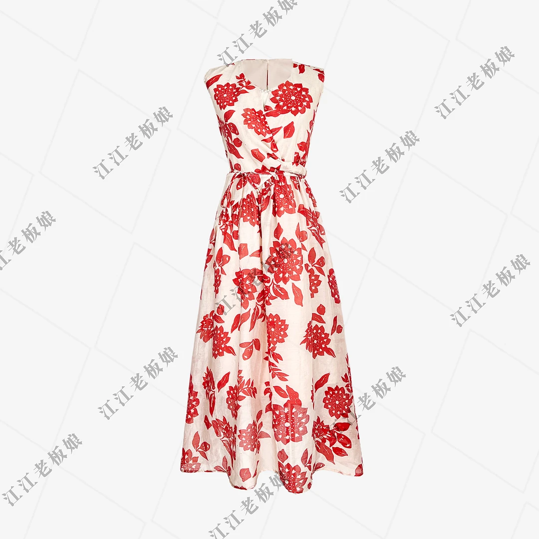 【夏总专属】国风夏季新款无袖显瘦时尚连衣裙气质宽松Q1908