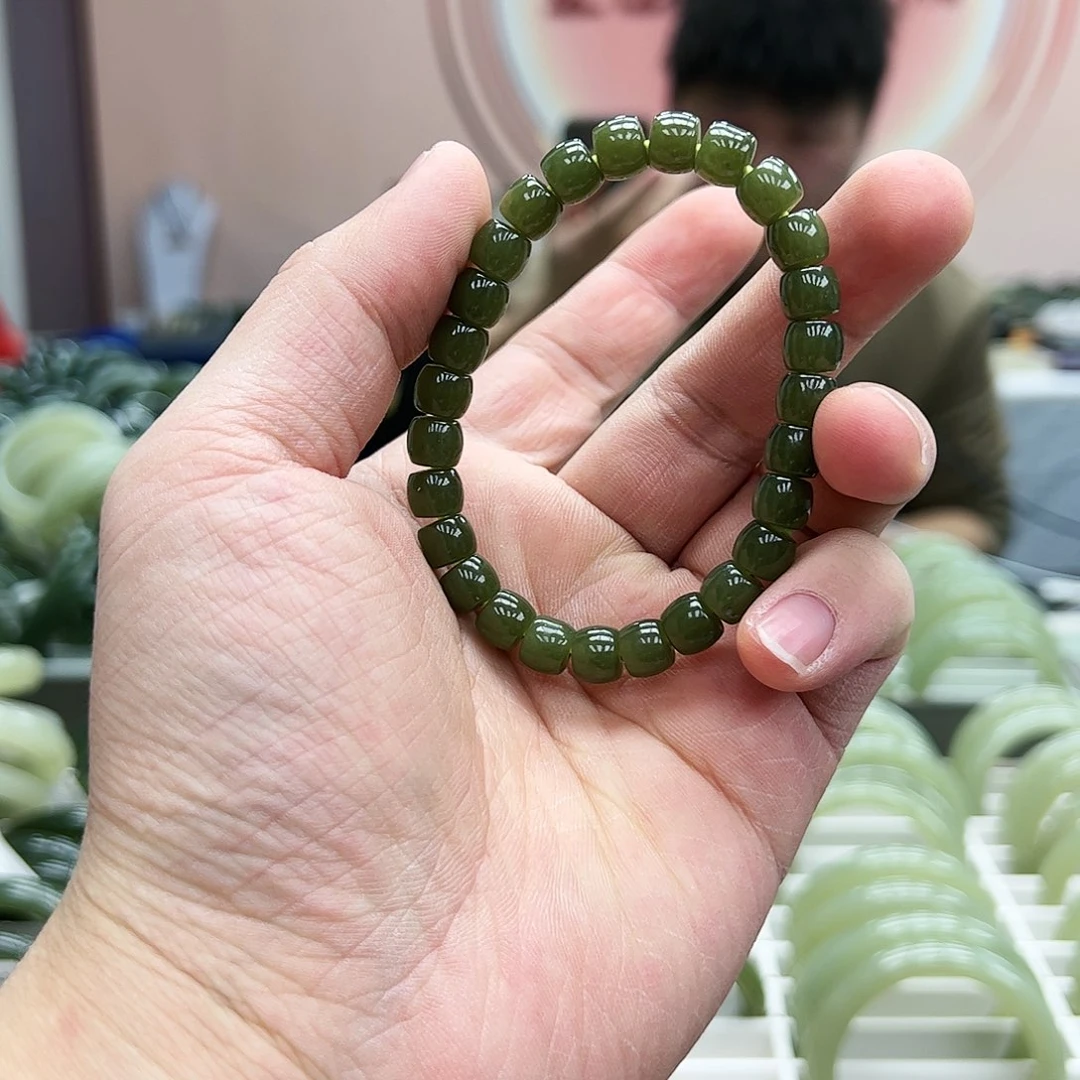 和田玉手串未镶嵌